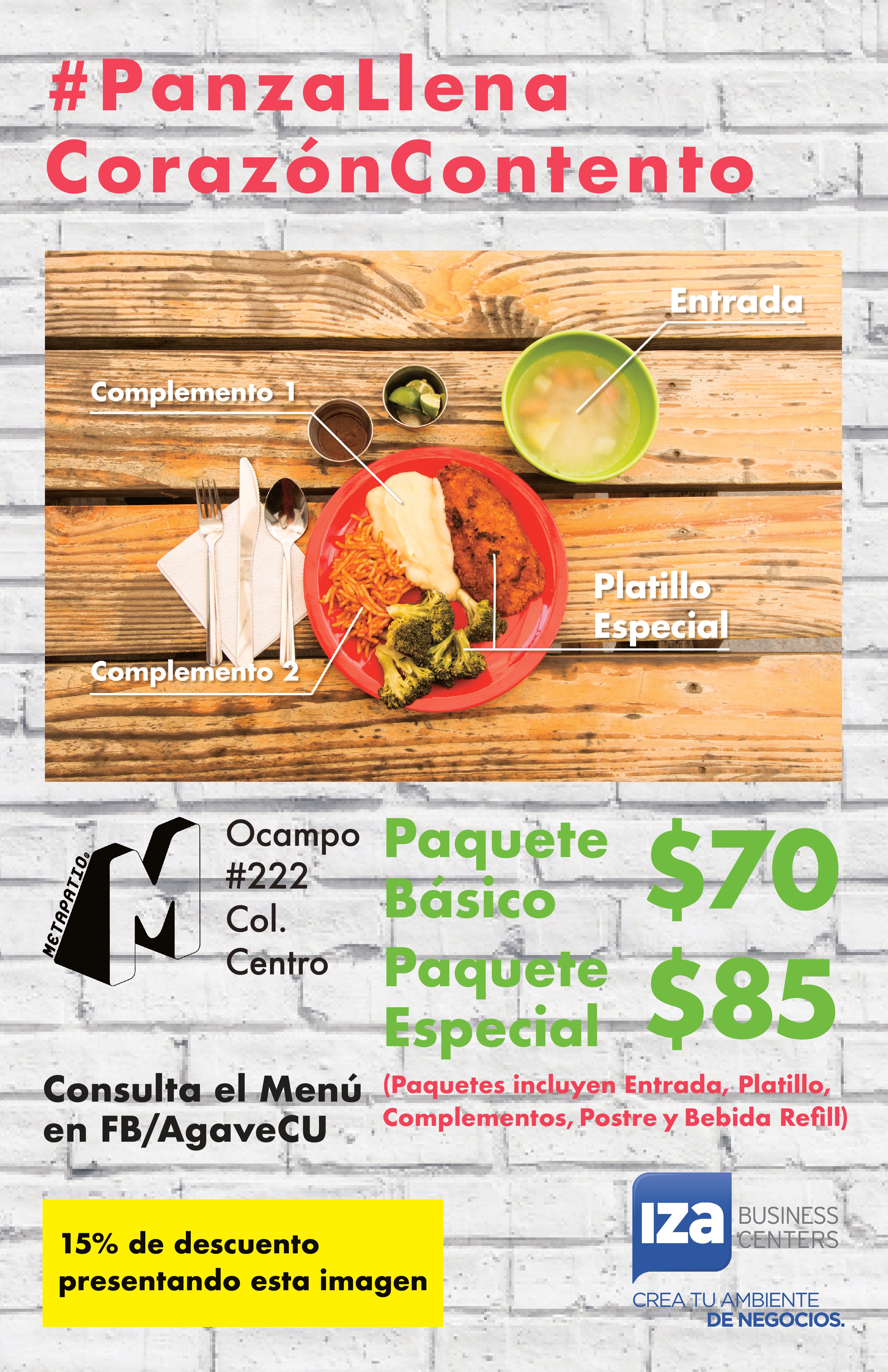 Agave Comedor Empresarial Convenio IZA BC-1