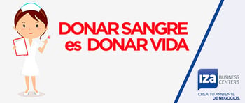 donar sangre es donar vida - IZA BC