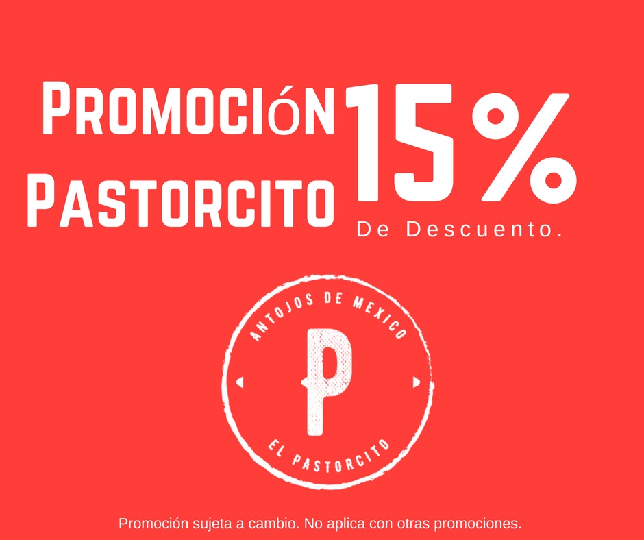 El Pastorcito 15 de descuento