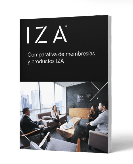 eBook con portada de oficinas IZA y colaboradores