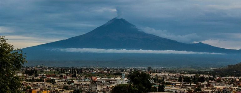 Volcán en la ciudad de Puebla, lugar ideal para rentar una oficina